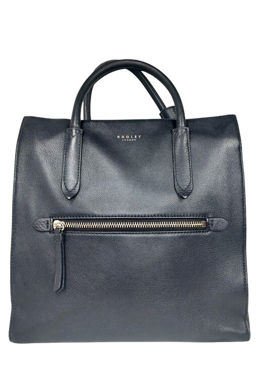 Radley London Arlington Court Ziptop Leather Backpack Black main image 9